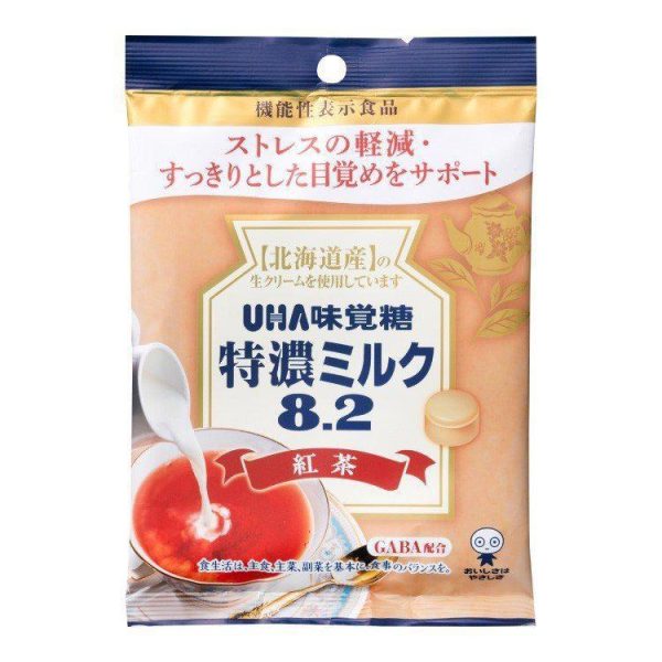 UHA Tokuno Milk Black Tea Candy 悠哈糖特濃紅茶牛奶糖 on Sale