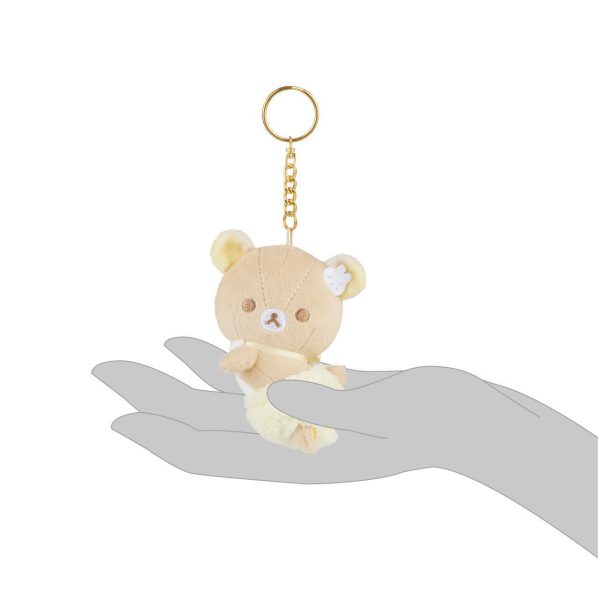 San-X Rilakkuma Original Minna De Usausababy Series Keychain Plush 轻松熊系列原创钥匙扣 Online now