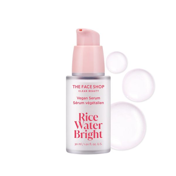 The Face Shop Rice Water Bright Vegan Serum (30ml) Hot on Sale