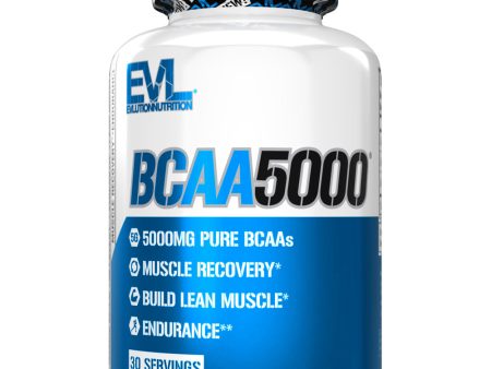 EVL BCAA5000 240ct | 5000mg Branched Chain Amino Acids | Boost Muscle Building + Recovery & Endurance Cheap