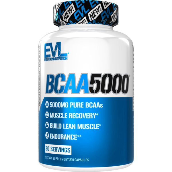 EVL BCAA5000 240ct | 5000mg Branched Chain Amino Acids | Boost Muscle Building + Recovery & Endurance Cheap