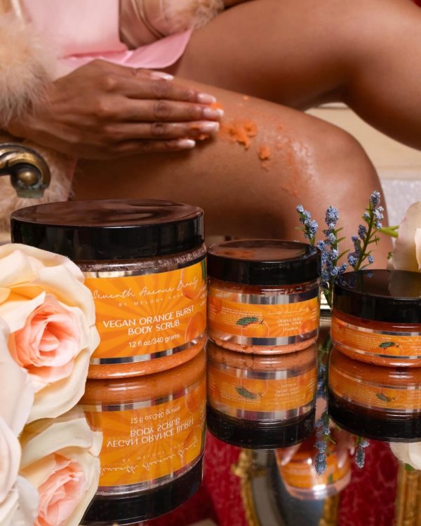 Vegan Orange Burst & Bluberry Body Scrub Duo on Sale