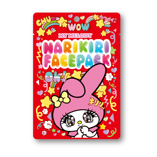 ASUNAROSYA Sanrio My Melody Narikiri Face Mask 三丽鸥米乐蒂库洛米彩绘卡通鬼脸面膜 1p For Discount