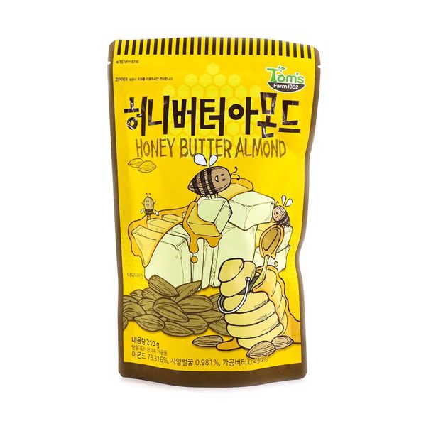 Tom s Farm Honey Butter Almond 210g 汤姆农场蜂蜜黄油杏仁 Supply