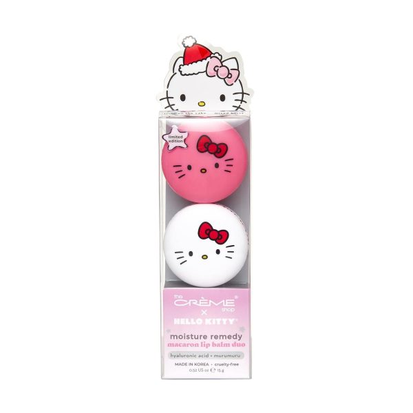 The Creme Shop X Sanrio Holiday 2023 Macaron Lip Balm Duo (Mixed Berry & Icing on the Cake) 三丽鸥联名马卡龙双色润唇膏（混合浆果和蛋糕上的糖霜） For Cheap