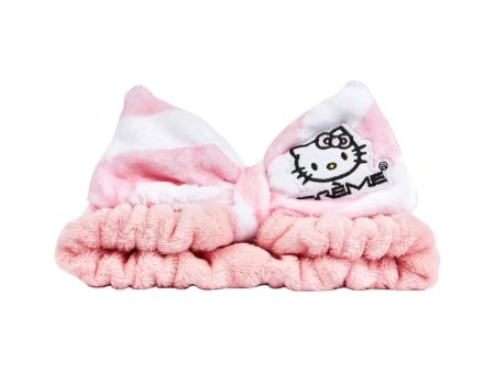 The Creme Shop X Sanrio Holiday 2023 Plush Spa Headband (Sweet Stripes) 三丽鸥联名毛绒洗脸束发带（甜美条纹） Online Sale