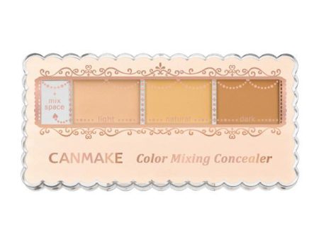 CANMAKE Color Mixing Concealer 01 Light Beige 三色遮瑕01偏白明亮色 Cheap