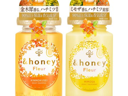 VICREA &Honey Fleur Kinmokusei Airy Moist Shampoo Treatment 日本安蒂花子桂香含羞草修护保湿洗发 护发 450ml Online