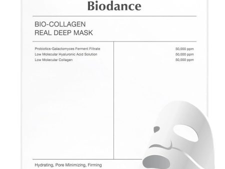 Biodance Collagen Real Deep Mask 贝欧丹斯胶原蛋白深层面膜 34g Online now