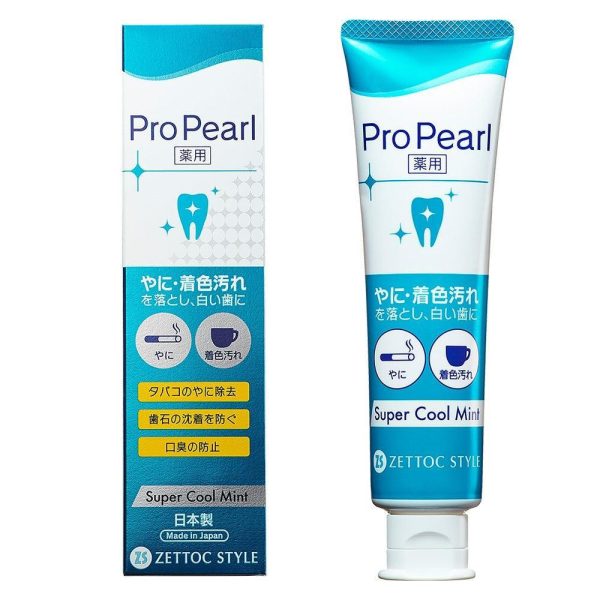 Zettoc Toothpaste ProPearl 泽托克去黄去烟渍美白牙膏 100g Online Hot Sale