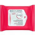 BIODERMA Sensibio H2O Wipes Ingredients 贝德玛粉水卸妆湿巾 25pcs on Sale