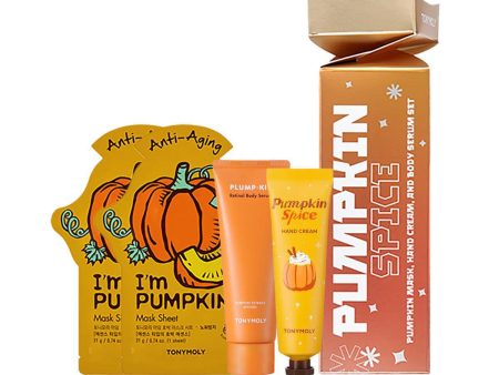 TONYMOLY Pumpkin Spice Gift Set 魔法森林南瓜礼盒套装 For Sale