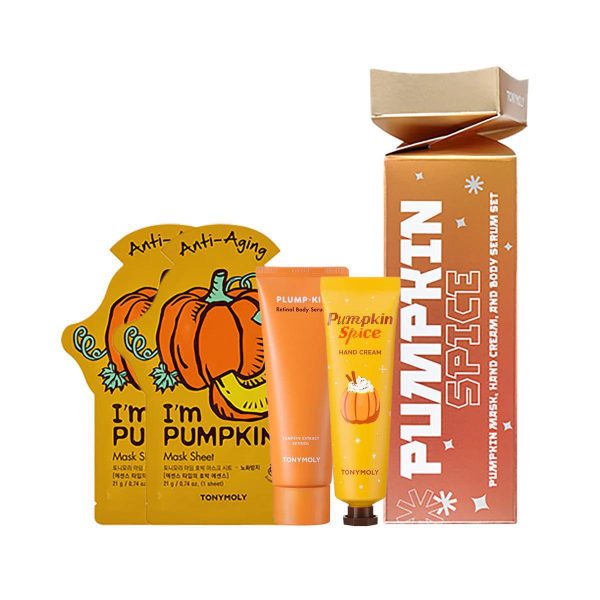 TONYMOLY Pumpkin Spice Gift Set 魔法森林南瓜礼盒套装 For Sale