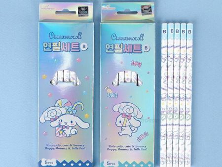 2000 Sanrio 5 Pencil Set_CN 三丽鸥铅笔套装 Online Sale