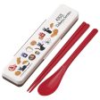 Skater Studio Ghibli Kiki s Delivery Service Chopsticks & Spoon With Case 吉卜力工作室魔女宅急便系列便携式餐具筷子勺子 Hot on Sale