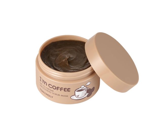 TONYMOLY I m Coffee Gel To Cream Smoothing Scrub Mask 魔法森林咖啡凝胶磨砂面膜 100mL Sale