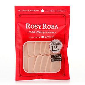 ROSY ROSA VALUE SPONGE SQUARE L 12P 经济装方形上妆海绵12个入 Online Sale