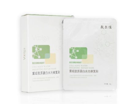 Voolga Recombinant Collagen Water Brighting Repair Mask 敷尔佳绿膜胶原蛋白重组修复 Sale