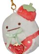 San-X Sumikkogurashi Obake San-X Original Strawberry Series Keychain 日本角落生物可爱钥匙扣挂件 1个 Sale