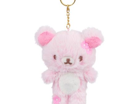 San-X Rilakkuma Original Cherry Blossom Series Charm Keychain 轻松熊樱花系列钥匙圈 For Sale