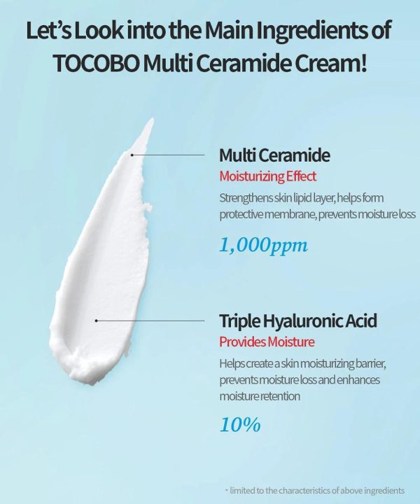 TOCOBO Multi Ceramide Cream 多效神经酰胺霜 50mL Hot on Sale