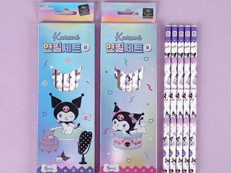 2000 Sanrio 5 Pencil Set_KU 三丽鸥铅笔套装 Online now