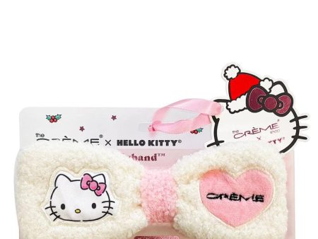 The Creme Shop X Sanrio Holiday 2023 Plush Spa Headband (Strawberry Latte) 三丽鸥联名毛绒洗脸束发带（草莓拿铁） Hot on Sale