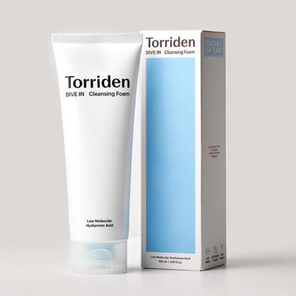 Torriden Dive-In Low Molecular Hyaluronic Acid Cleansing Foam 低分子透明质酸弱酸性洗面奶 150ml Fashion