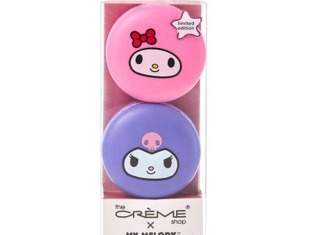 The Creme Shop X Sanrio Holiday 2023 My Melody & Kurromi Macaron Lip Balm Duo 三丽鸥联名美乐蒂和酷洛米马卡龙润唇膏 on Sale