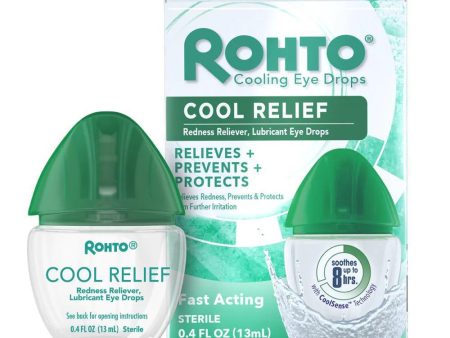 Rohto Mentholatum Cool Relief Eye Drops 曼秀雷敦清凉降温眼药水 13mL Fashion