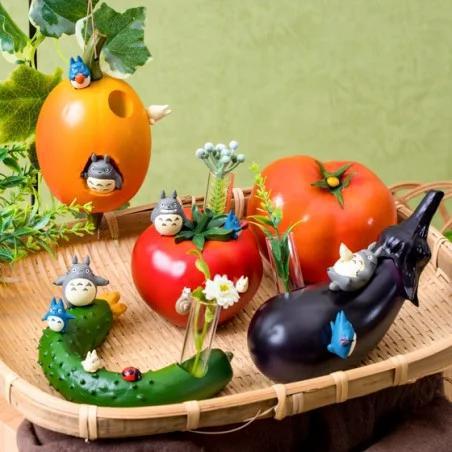 Studio Ghibli  My Neighbor Totoro  Totoro and Vegetable Single Vase 吉卜力工作室龙猫与蔬菜单只花瓶 Hot on Sale