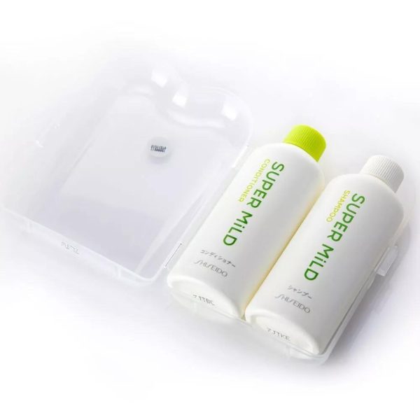 SHISEIDO Fine Today Super Mild Shampoo & Conditioner Travel Set Green 04 资生堂无硅油洗护旅行套装 绿野芳香 Online Hot Sale