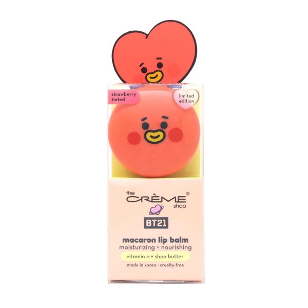 The Creme Shop BT21 Baby Macaron Lip Balm 宇宙明星马卡龙润唇膏 Online Sale