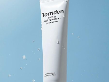 Torriden Dive-In Mild Suncream SPF50+ PA++++ 60ml 保湿温和防晒霜 on Sale