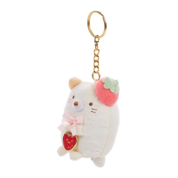 San-X Sumikko Gurashi Neko Original Strawberry Series Keychain 角落生物原创草莓系列钥匙扣 Discount