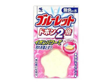 Kobayashi Toilet Refresh Tablet Deodorizer Detergent Star Shaped Colorless Soap Scent 小林制药洁厕块 120g Supply