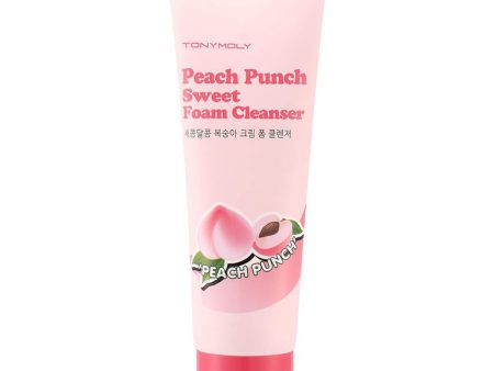 TONYMOLY Peach Punch Sweet Foam Cleanser 魔法森林蜜桃味泡沫洁面乳 150mL Cheap