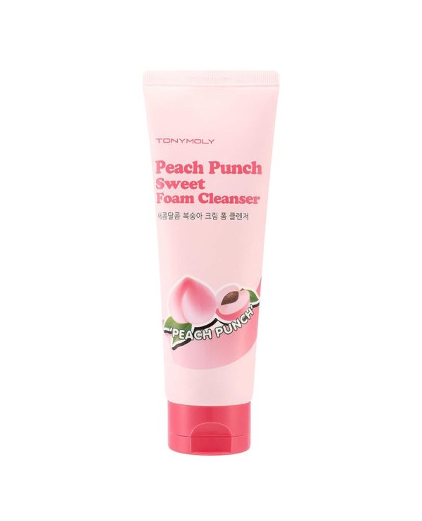 TONYMOLY Peach Punch Sweet Foam Cleanser 魔法森林蜜桃味泡沫洁面乳 150mL Cheap