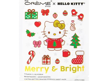 The Creme Shop X Sanrio Holiday 2023 Merry & Bright Printed Essence Sheet Mask 三丽鸥联名圣诞节印花精华面膜 3pcs Online