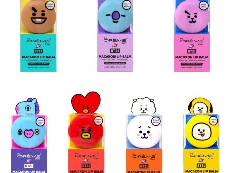 The Creme Shop BT21 Baby Macaron Lip Balm 宇宙明星马卡龙润唇膏 Online Sale