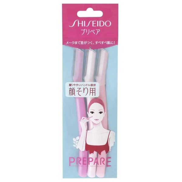 SHISEIDO Fine Today Prepare Facial Razor 资生堂修眉刀 L 3p For Cheap