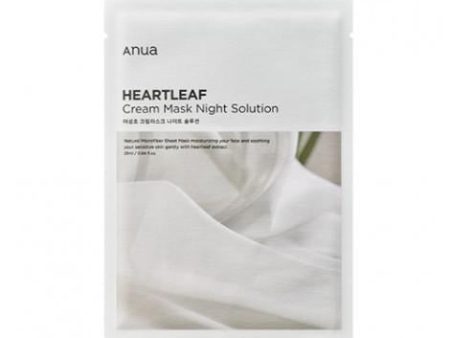 ANUA Heartleaf Cream Sheet Mask Night Solution 25ml 1pc Sale