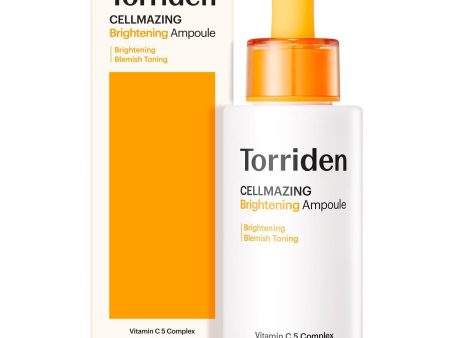 Torriden Cellmazing Vita C Brightening Ampoule 桃瑞丹维他命亮白紧致毛孔精华液 30mL Fashion