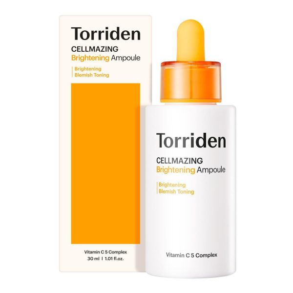 Torriden Cellmazing Vita C Brightening Ampoule 桃瑞丹维他命亮白紧致毛孔精华液 30mL Fashion