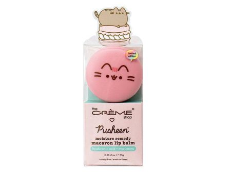 The Creme Shop PUSHEEN Macaron Lip Balm (Strawberry Dream) 草莓梦想保湿马卡龙润唇膏 7.5g For Cheap